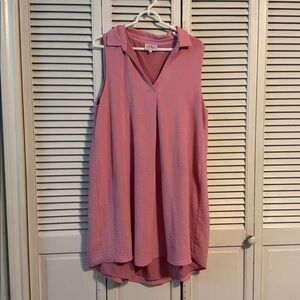 Sleeveless Pink dress